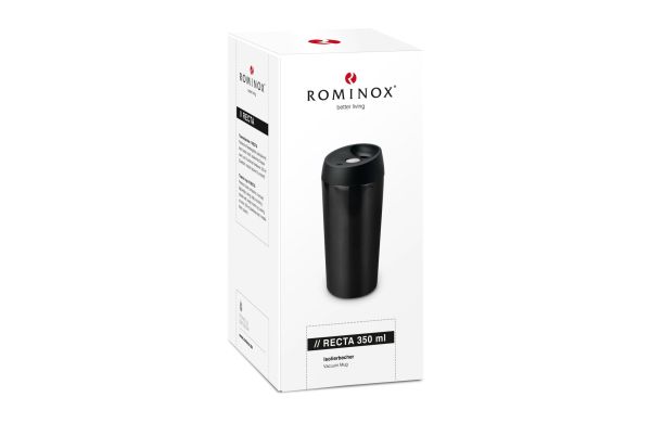 ROMINOX® Isolierbecher // Recta 350ml - schwarz