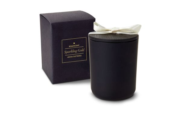 ROMOSCENT® Aromakerze Sparkling Gold, unbedruckt