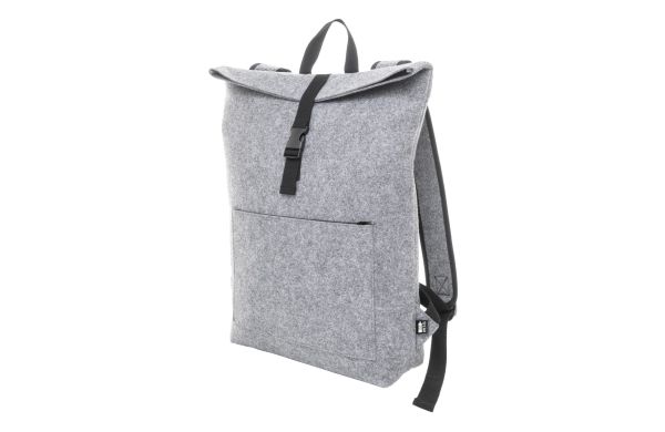 RPET-Filz-Rucksack Refelt Roll, grau