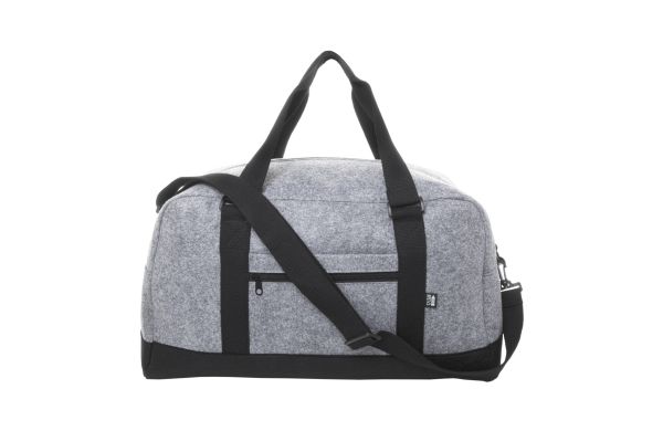 RPET-Filz-Sporttasche Refelt Travel, grau