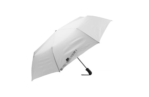 RPET-Taschenschirm Folmax, weiß