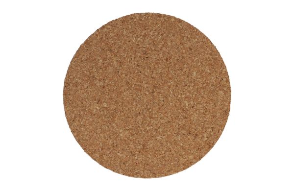 Runder Kork-Untersetzer, natur