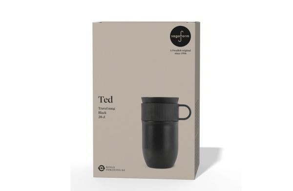 Sagaform Ted isolierter Becher, 280ml auslaufsicher und spülmaschinenfest