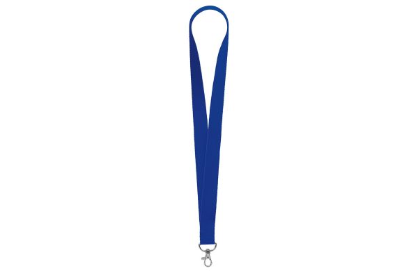 SchlüB-Lanyard Standard_ 25 mm_ blau