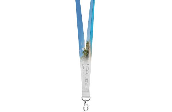 Schlüsselband/Lanyard "Transfer" mit Karabinenerhaken, Bandbreite 25 mm