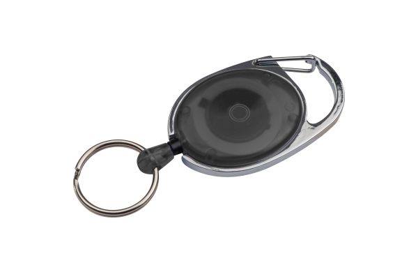 Schlüsselanhänger mit Karabiner und ausziehbarem Schlüsselring
