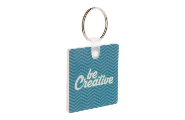 Schlüsselanhänger Foamy C, weiß