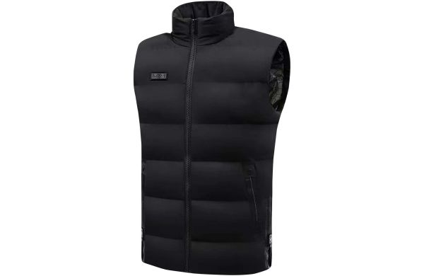 SCX.design G01 beheizbarer Bodywarmer mit Powerbank, schwarz, S