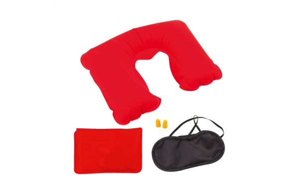 Skycap Reiseset, rot/schwarz