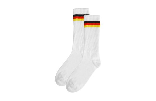 Socken "Germany", 38-41, weiss