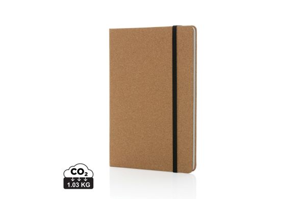 Stoneleaf A5 Notizbuch aus Kork und Steinpapier, braun