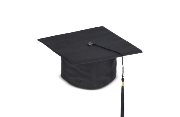 Studentenhut, schwarz