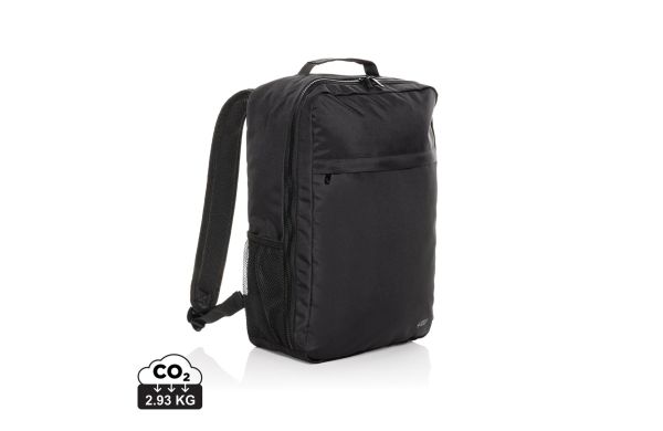 Swiss Peak Aware™ RPET Essential 15.6" Laptop-Rucksack, schwarz