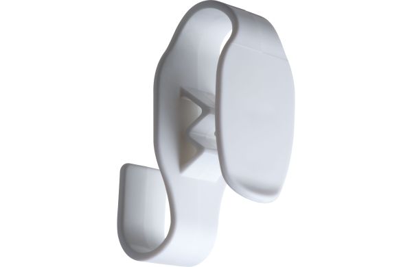 Taschenhalter aus Kunststoff für Trolleys - weiß