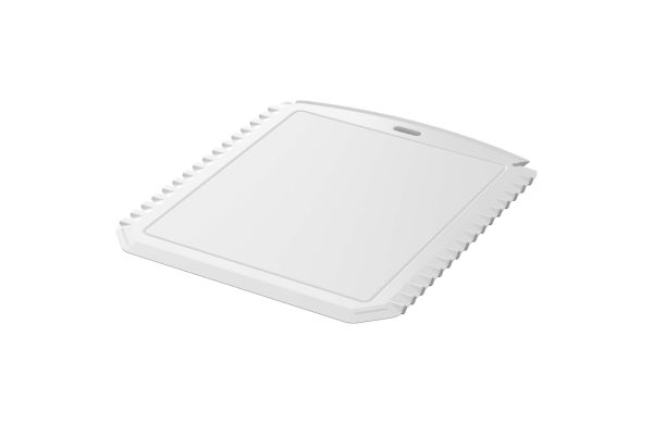 Thrym rechteckiger Eiskratzer aus recyceltem Kunststoff, weiss