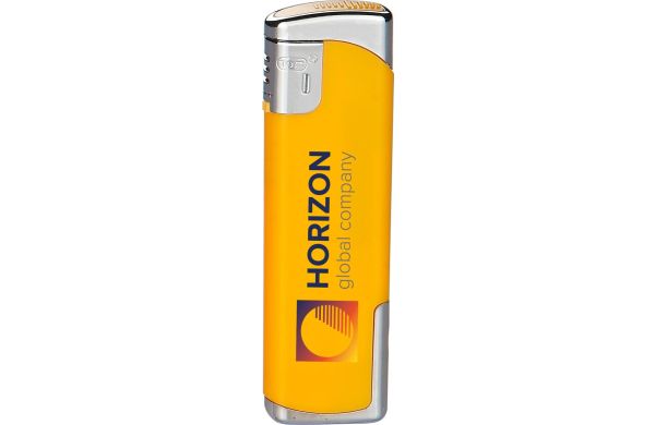 TOM SM-6 LED 04 Elektronik-Feuerzeug_ gelb