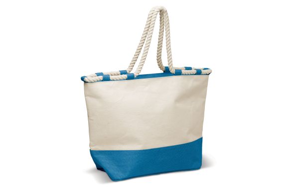 Tragetasche Segeltuch 380g-m², hellblau