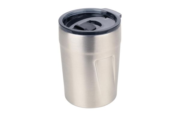 TROIKA-Thermobecher-ESPRESSO-DOPPIO-silberfarben