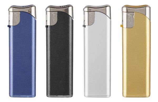 unilite® U-117 Elektronik-Feuerzeug, Metallic