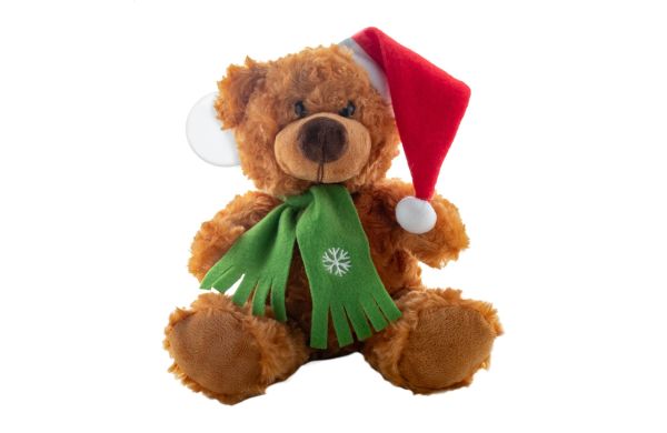 Ursus Teddybär, braun, rot