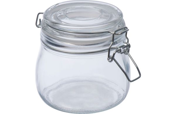 Verschließbares Aufbewahrungsglas, 400ml - transparent