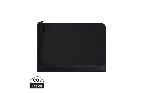 VINGA Marlow 16" Laptop Sleeve aus RCS recyceltem Polyester, schwarz