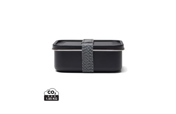 VINGA Parks Lunch-Box aus RCS Stainless-Steel, schwarz