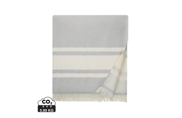 VINGA Tolo Hamam-Frottierhandtuch, grau