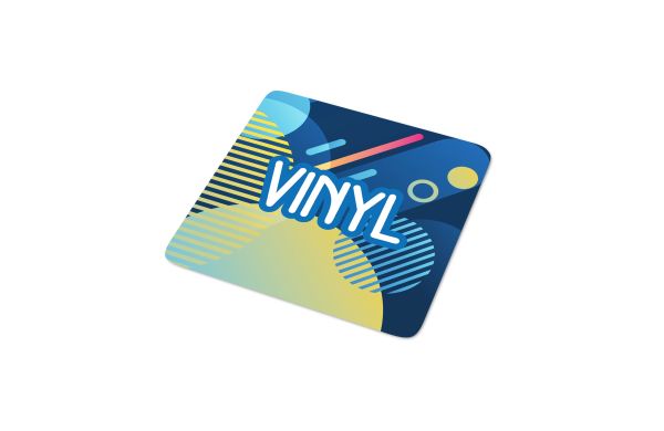 Vinyl Sticker Quadrat 13x13mm, weiss