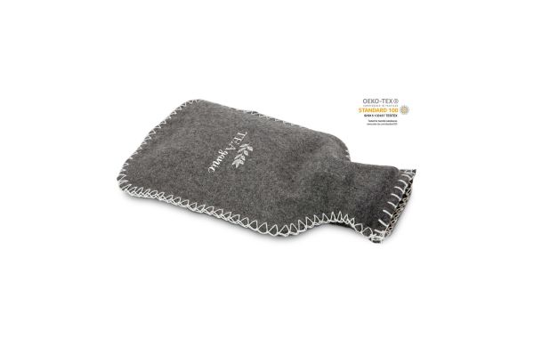 Wärmflasche mit Filzbezug