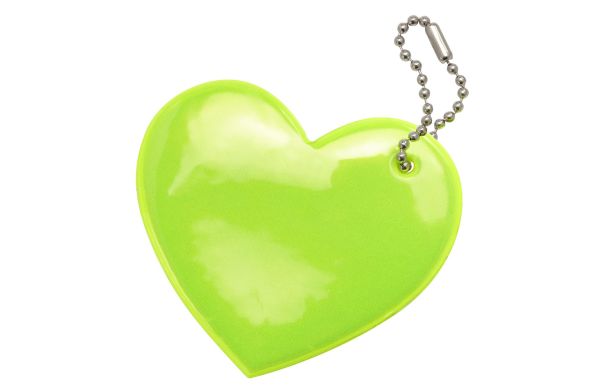 Weich-Reflektor Herz_ neongelb