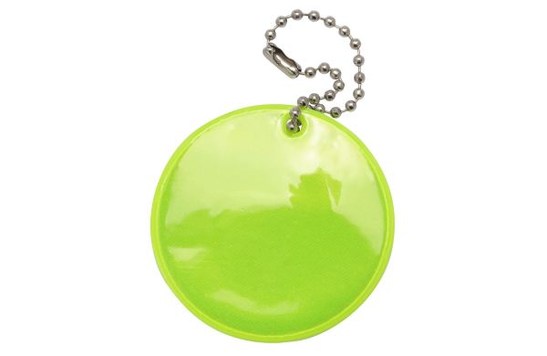 Weich-Reflektor Kreis_ neongelb