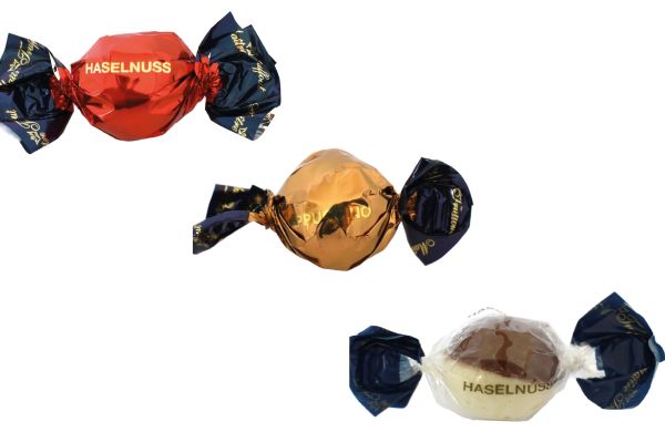 Weihnachtspralinés in Motivkartonage "Rentier"