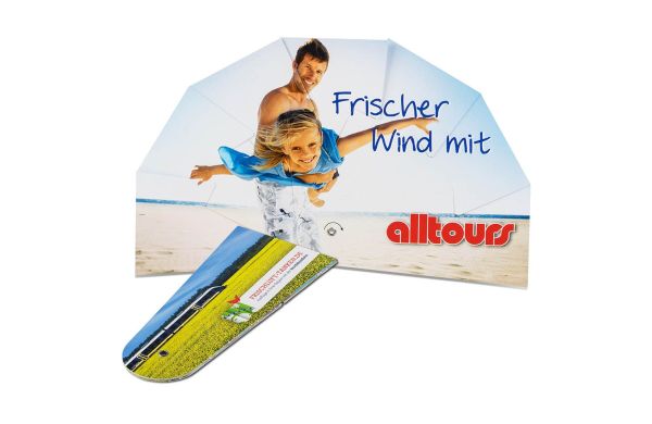 Werbe-Fächer, beidseitig