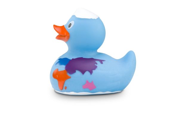 Werbeente Erna Erdkugel