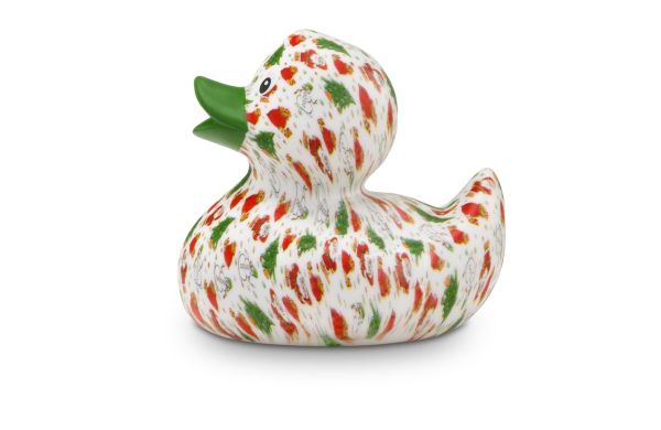 Werbeente Torsten Tannenbaum mit grünem Schnabel