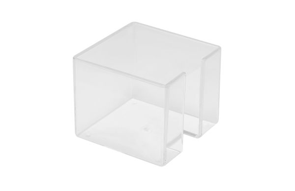 Zettelbox, dickwandig "Omikron", ungefüllt, glasklar