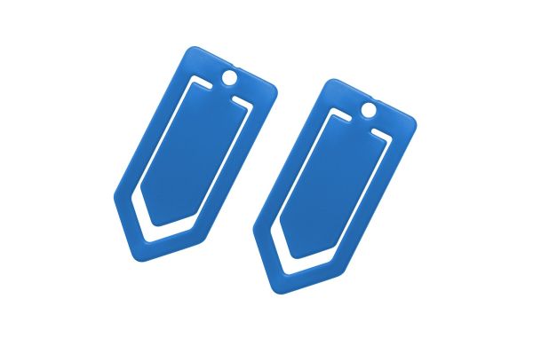 Zettelklammer_ midi_ blau