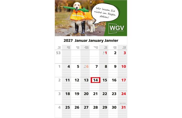 1-Monatskalender Einblatt Solo 1
