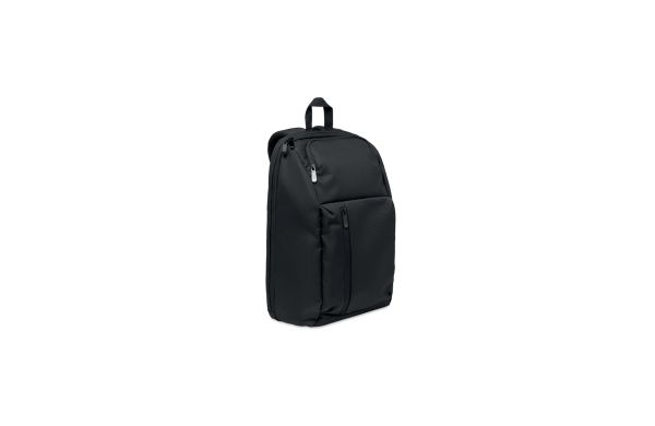 15" RPET Laptop-Rucksack 15L, Schwarz
