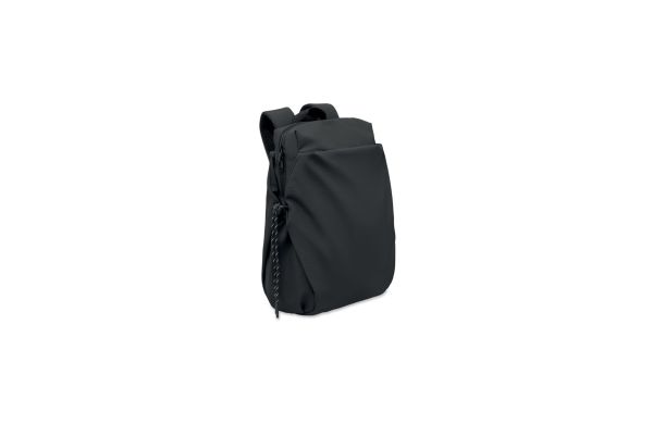 16" Laptop-Rucksack Nylon, Schwarz