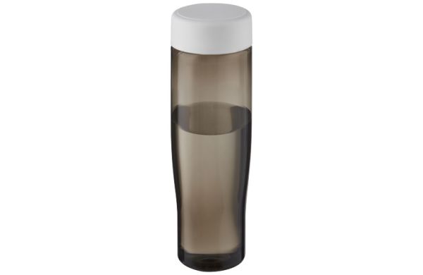 H2O Active® Eco Tempo 700 ml Wasserflasche mit Drehdeckel - weiss, kohle 