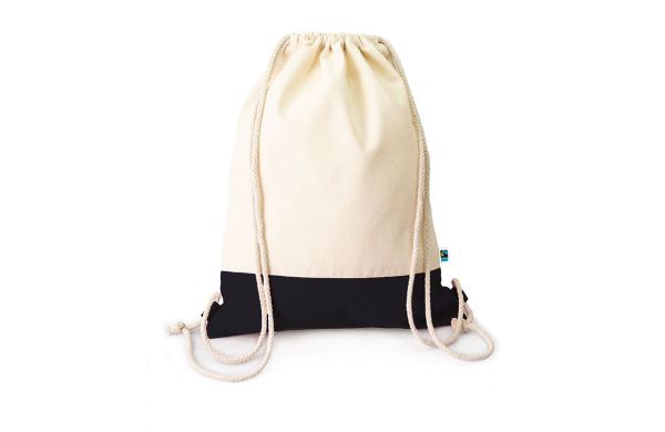 Baumwollrucksack Enzo, black