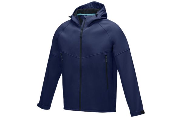 Coltan Softshelljacke aus recyceltem Material für Herren - navy XS