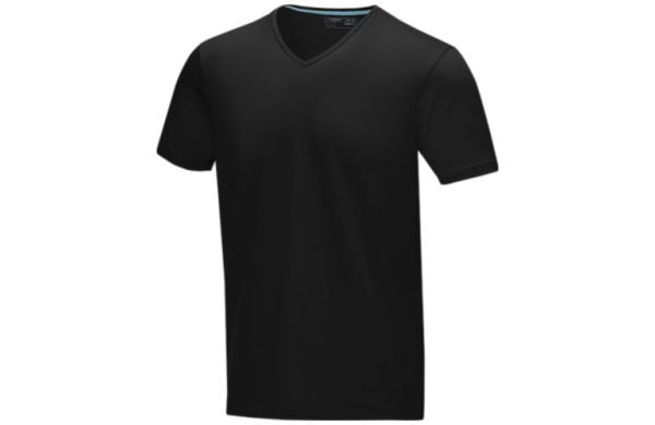Kawartha T-Shirt für Herren mit V-Ausschnitt - schwarz XS