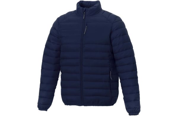 Athenas recycelte wattierte Jacke für Herren, navy, XS