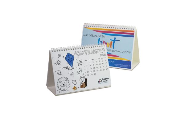 Ausmal-Tischkalender