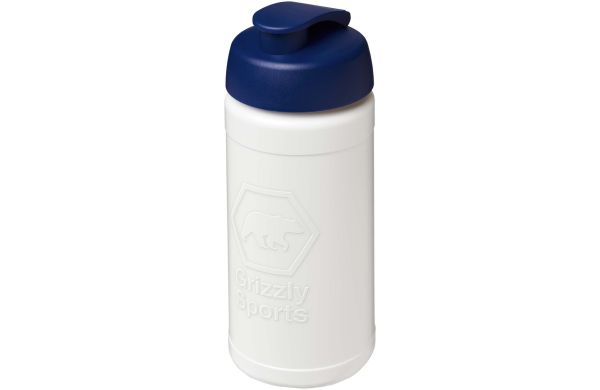 Baseline Rise 500 ml Sportflasche mit Klappdeckel, weiss