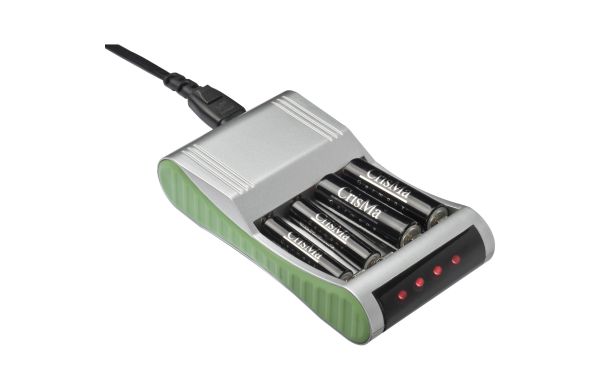 Batterieaufladegerät - silbergrau
