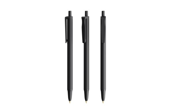 BIC® Clic Stic Softfeel Kugelschreiber Schwarz Blaue Tinte